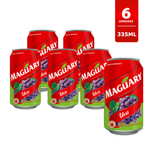 Suco de Uva Maguary 335 ml - Pack 6 unidades