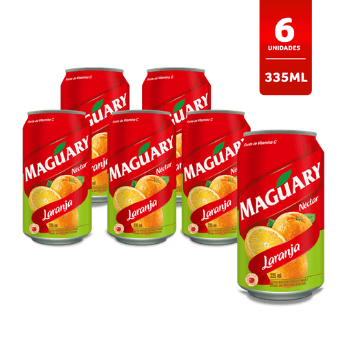 Suco de Laranja Maguary 335 ml - Pack 6 unidades