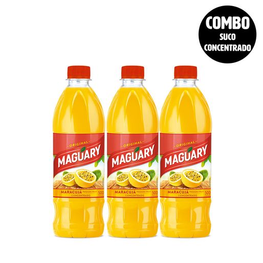 Combo Suco Concentrado Maracujá Maguary 500Ml