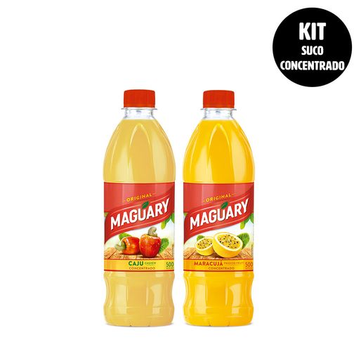 Kit Concentrado Maguary 500Ml - Maracujá E Caju